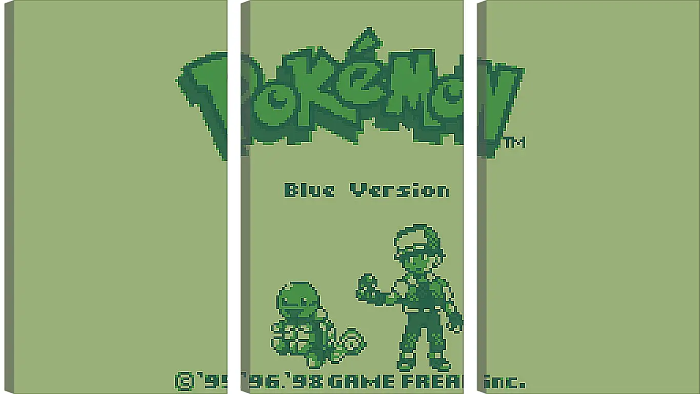 Модульная картина - Pokemon Blue Version
