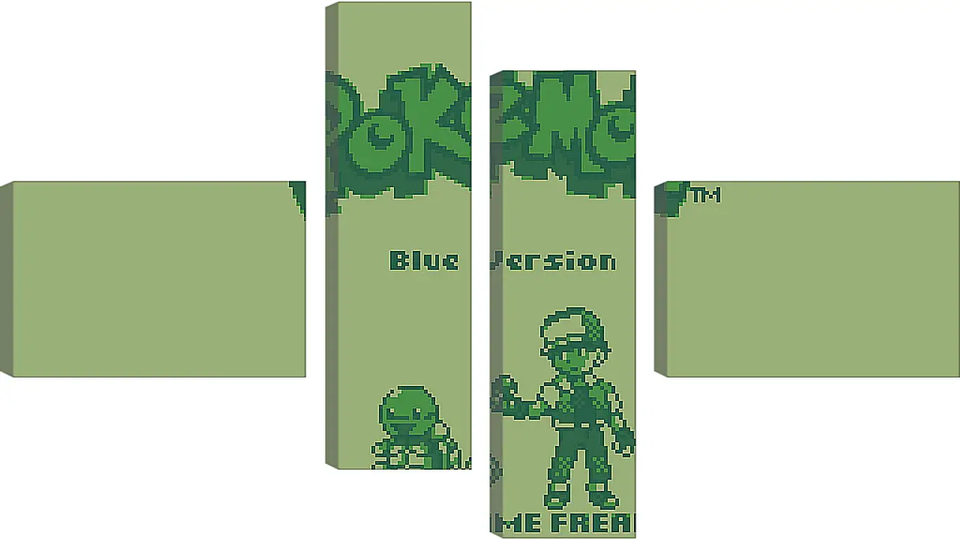 Модульная картина - Pokemon Blue Version
