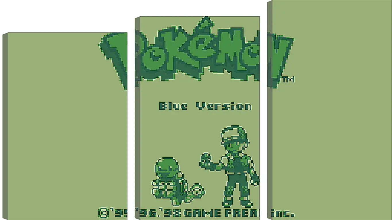 Модульная картина - Pokemon Blue Version
