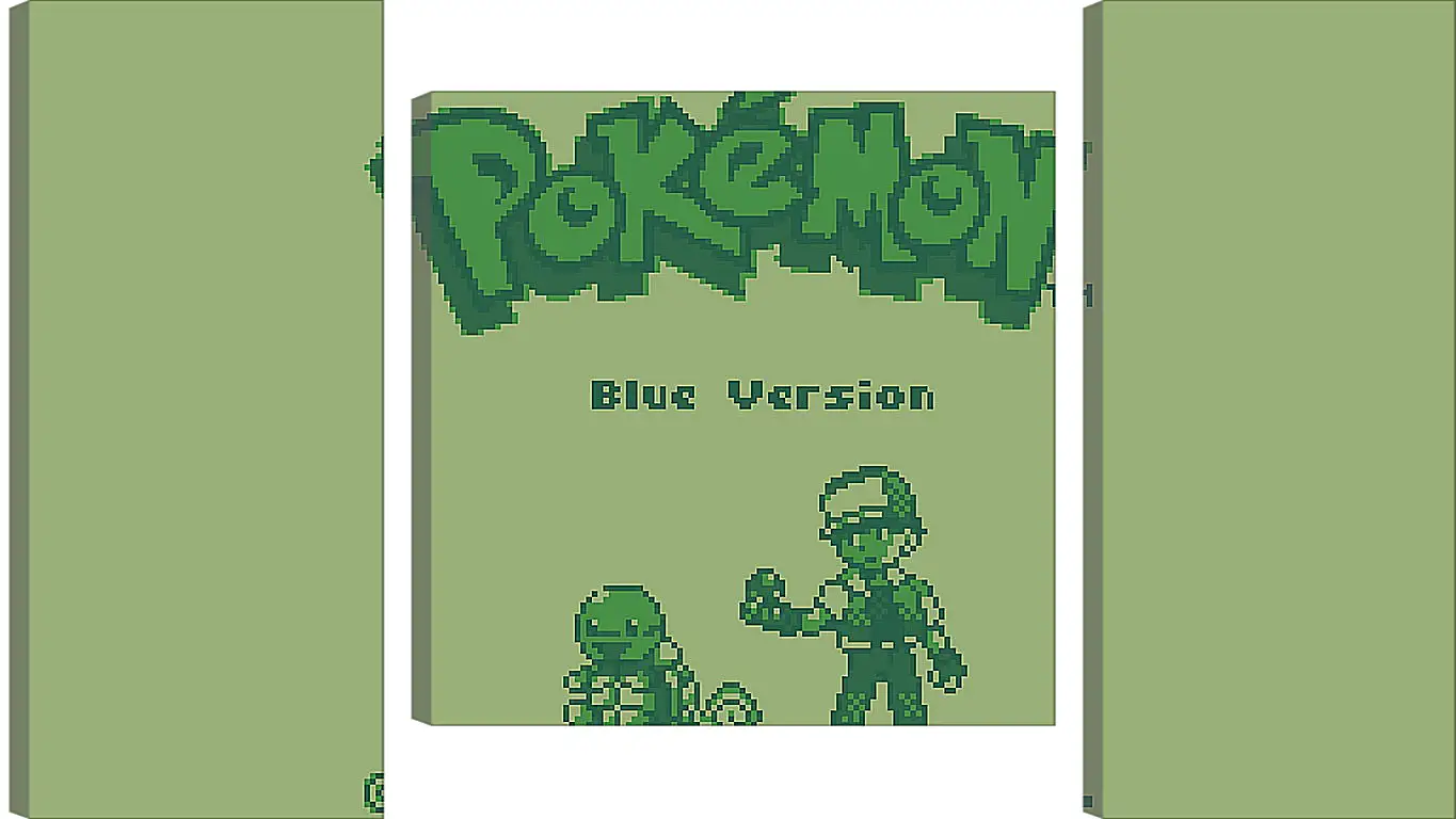 Модульная картина - Pokemon Blue Version
