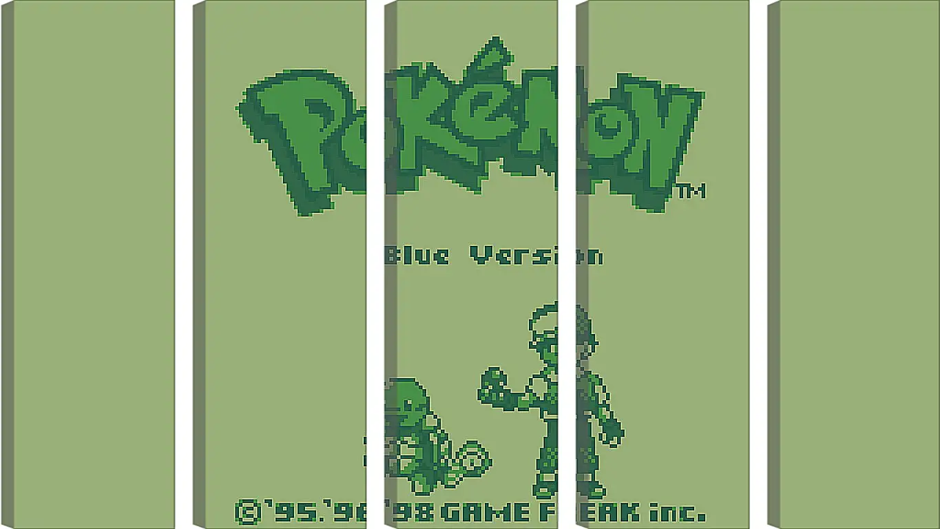 Модульная картина - Pokemon Blue Version
