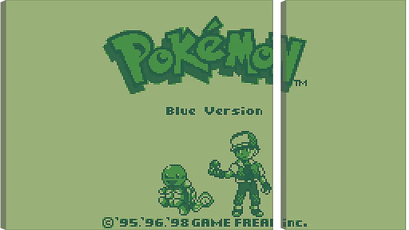 Модульная картина - Pokemon Blue Version
