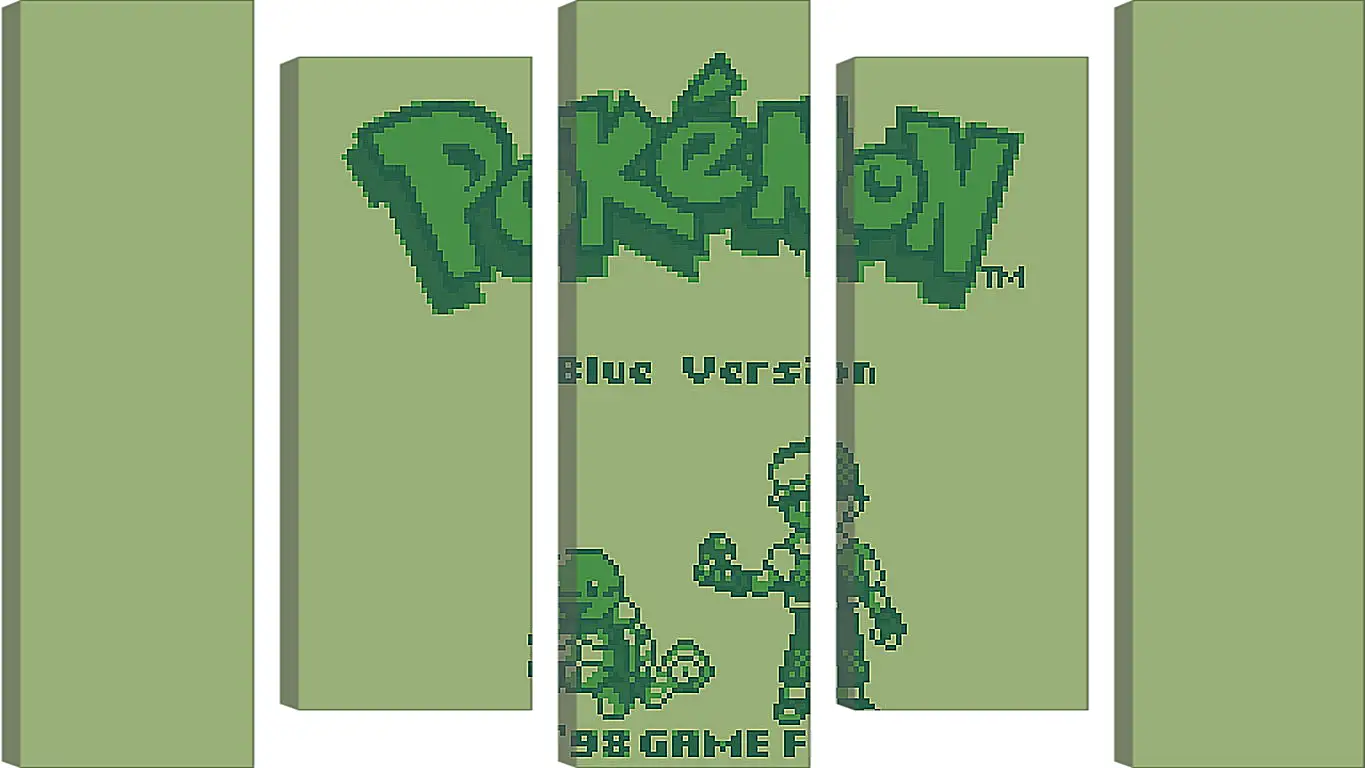 Модульная картина - Pokemon Blue Version
