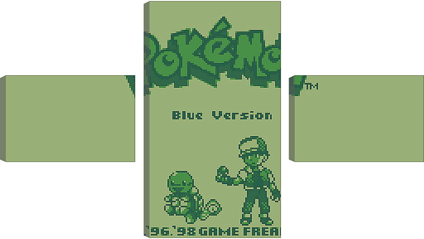 Модульная картина - Pokemon Blue Version
