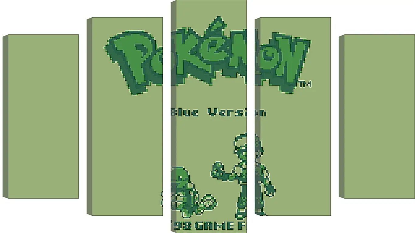 Модульная картина - Pokemon Blue Version
