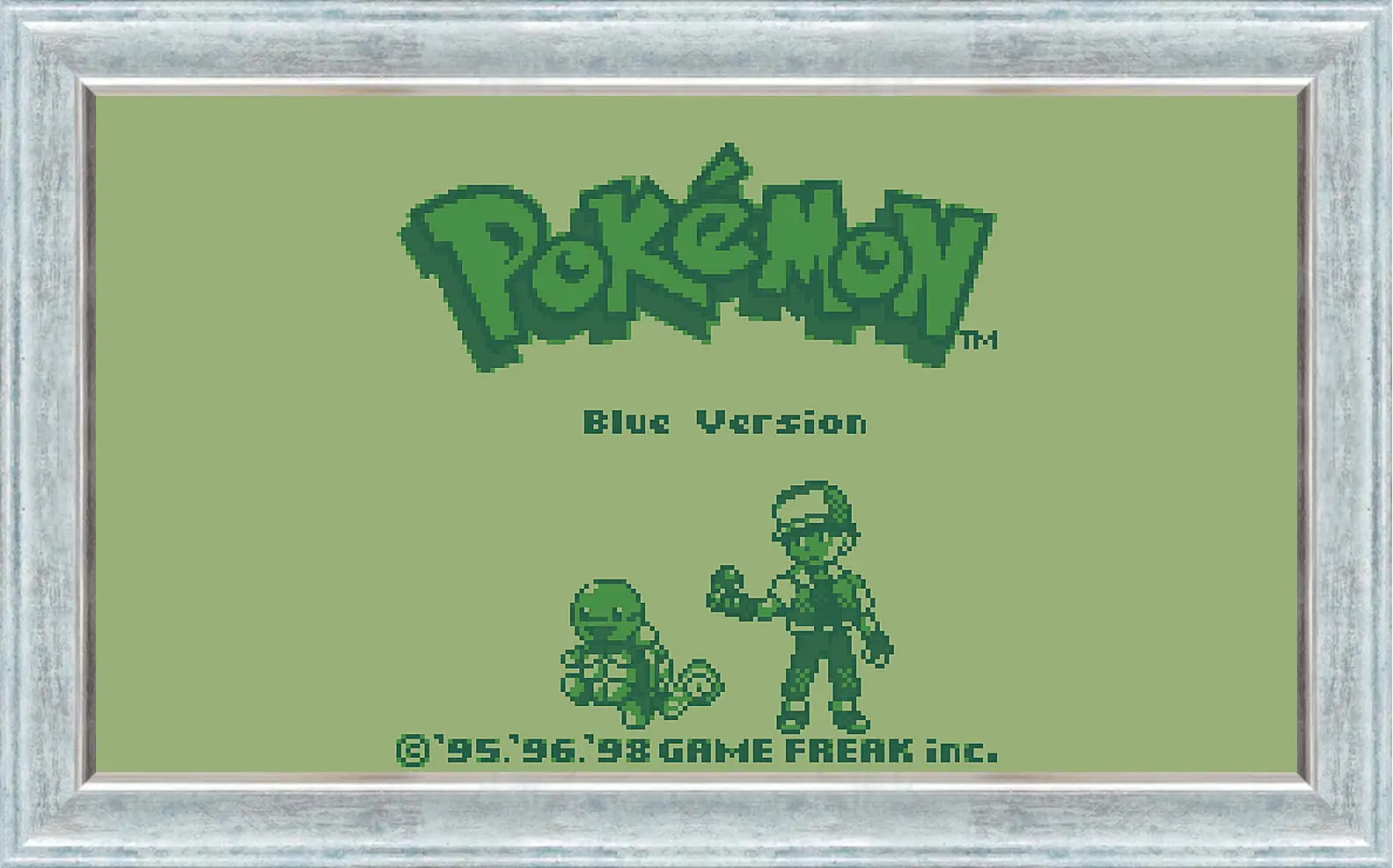 Картина в раме - Pokemon Blue Version
