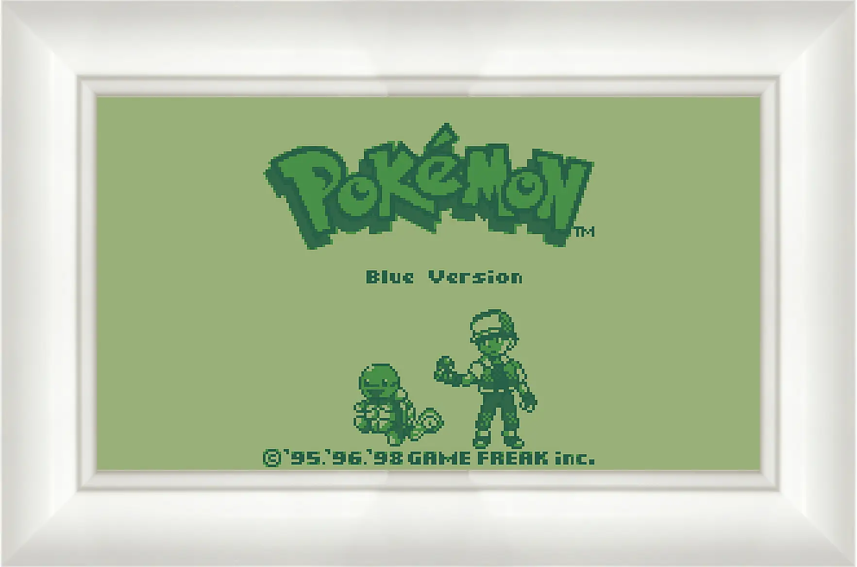 Картина в раме - Pokemon Blue Version
