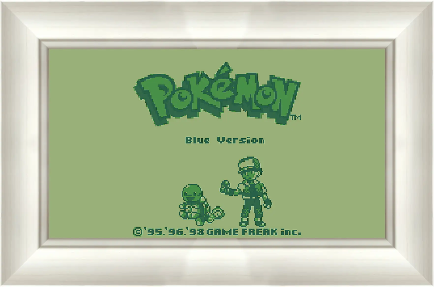Картина в раме - Pokemon Blue Version
