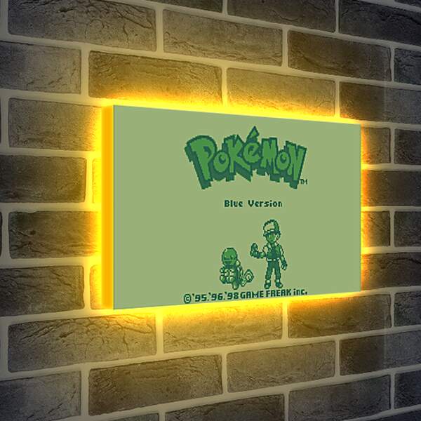 Лайтбокс световая панель - Pokemon Blue Version
