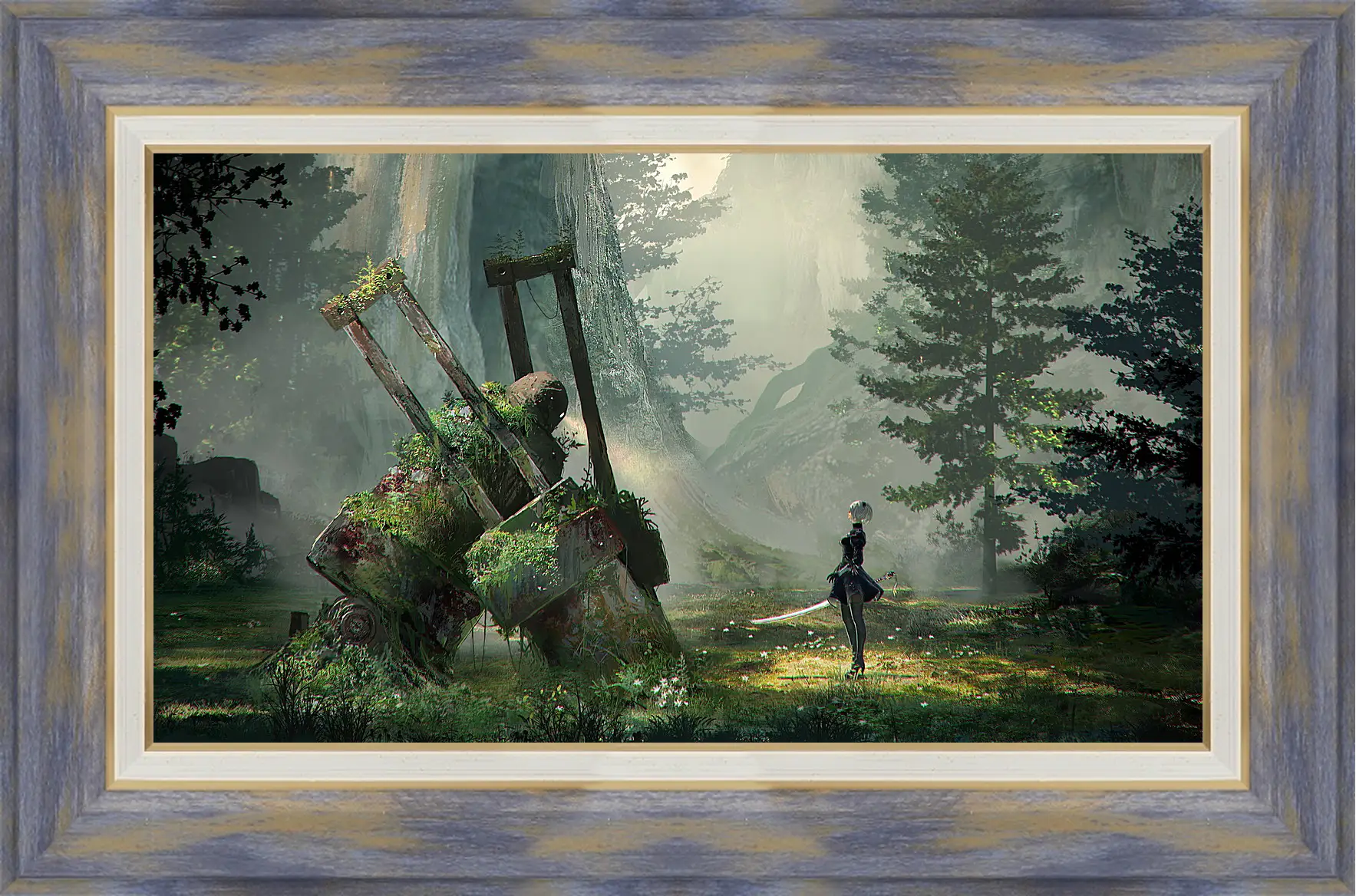 Картина в раме - NieR: Automata
