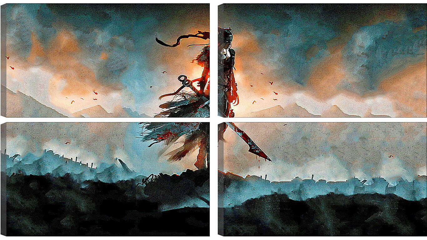 Модульная картина - Hellblade
