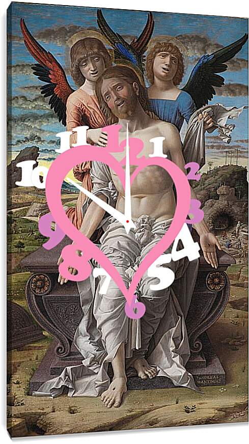 Часы картина - Христос — страдающий спаситель. Андреа Мантенья