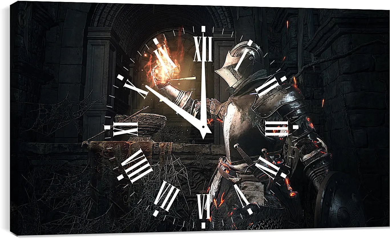 Часы картина - Dark Souls III
