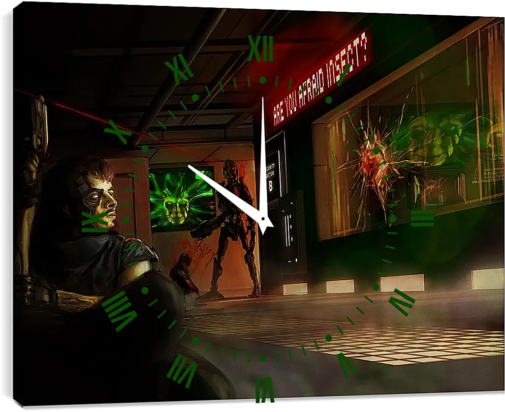 Часы картина - System Shock 2
