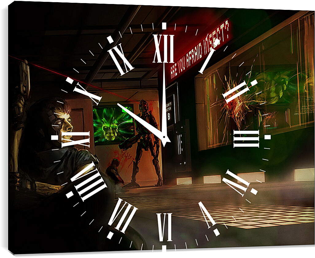 Часы картина - System Shock 2
