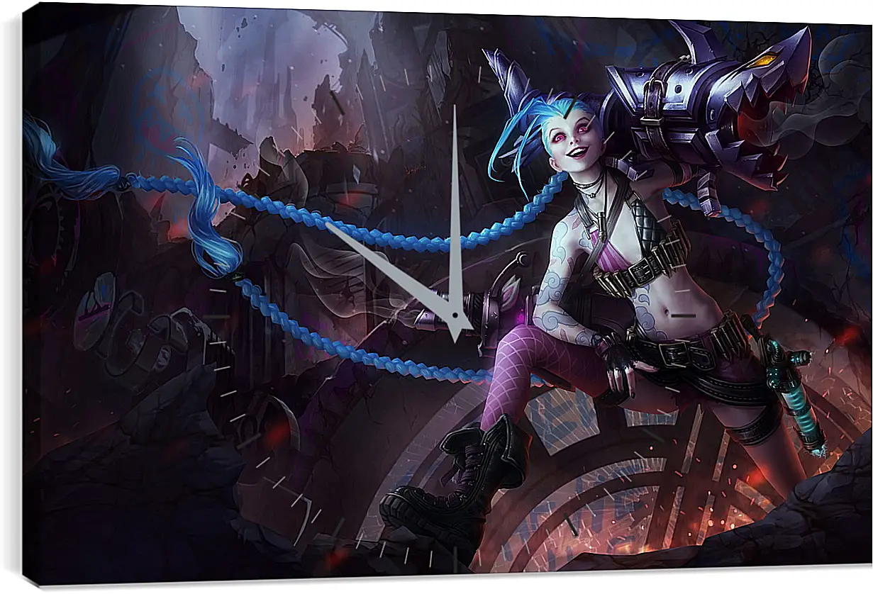 Часы картина - League Of Legends
