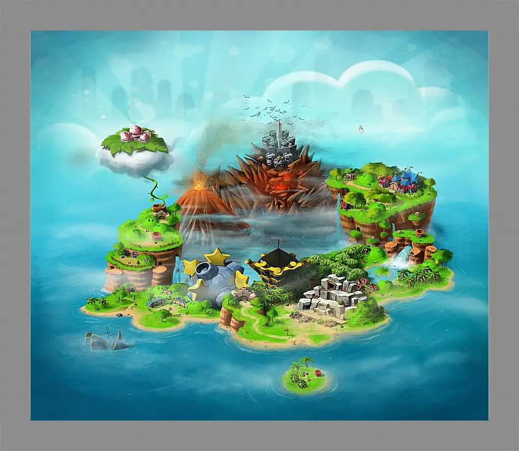 Картина в раме - Mario
