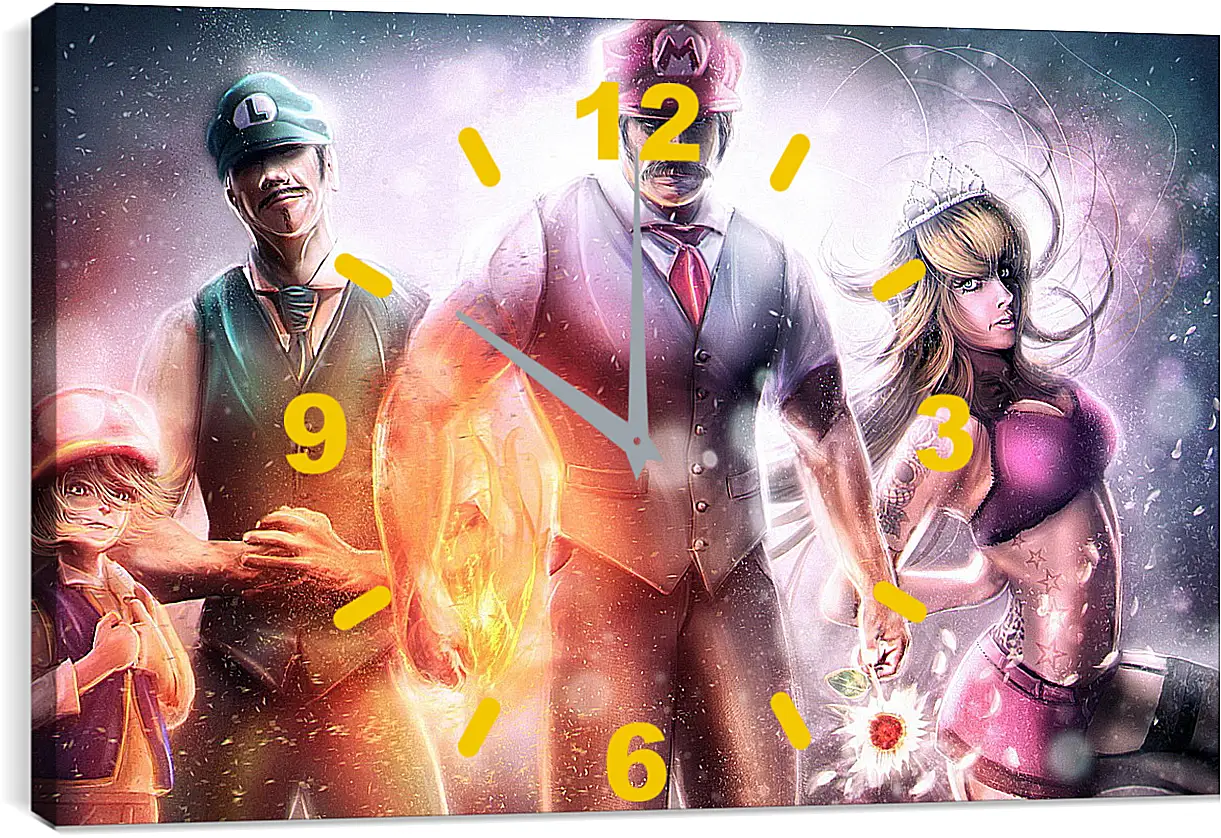 Часы картина - Mario
