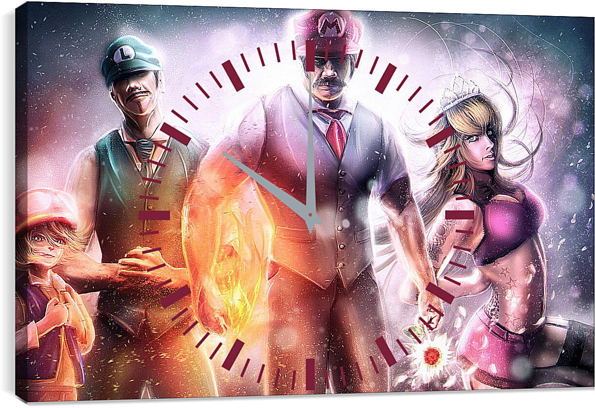 Часы картина - Mario
