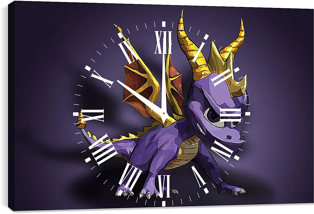Часы картина - Spyro The Dragon

