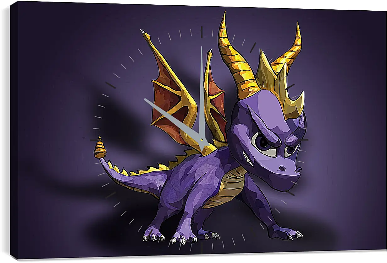 Часы картина - Spyro The Dragon
