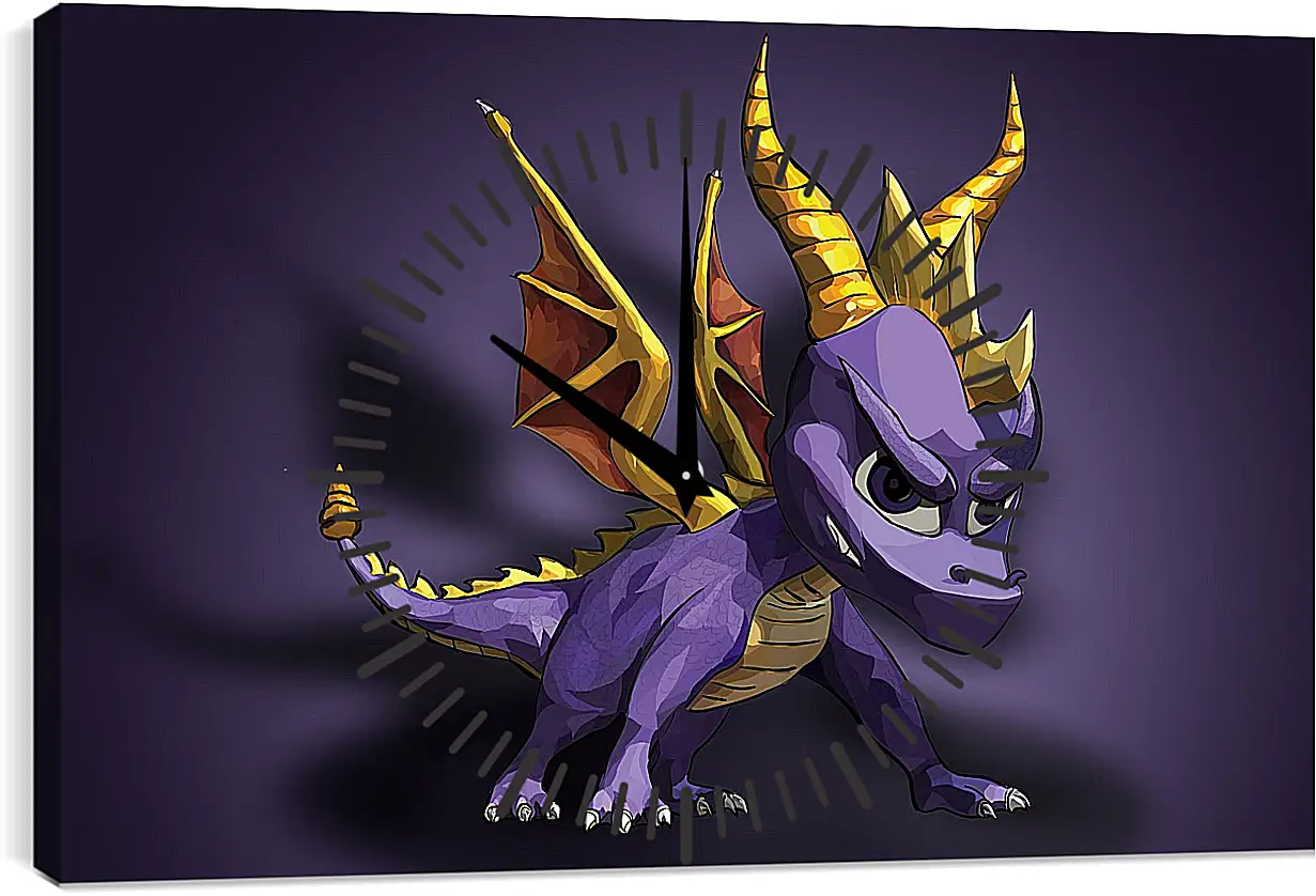 Часы картина - Spyro The Dragon
