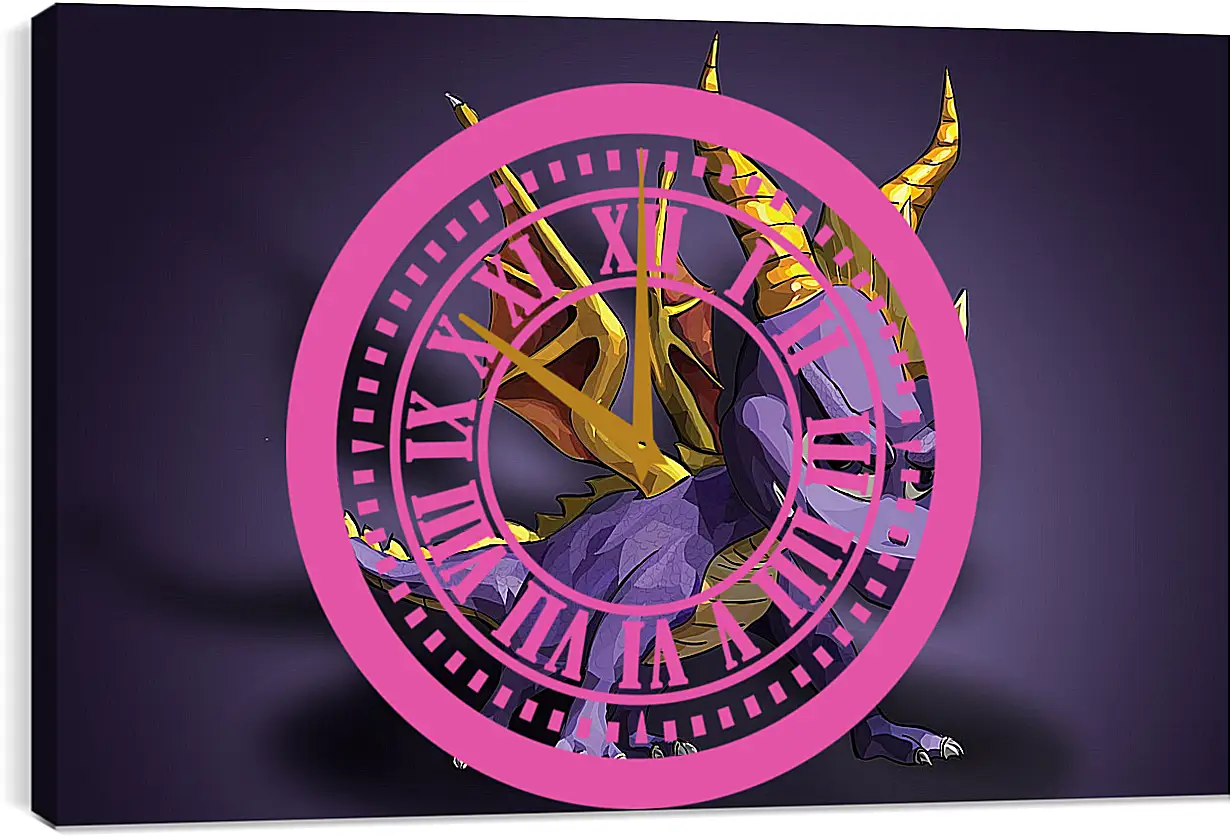 Часы картина - Spyro The Dragon
