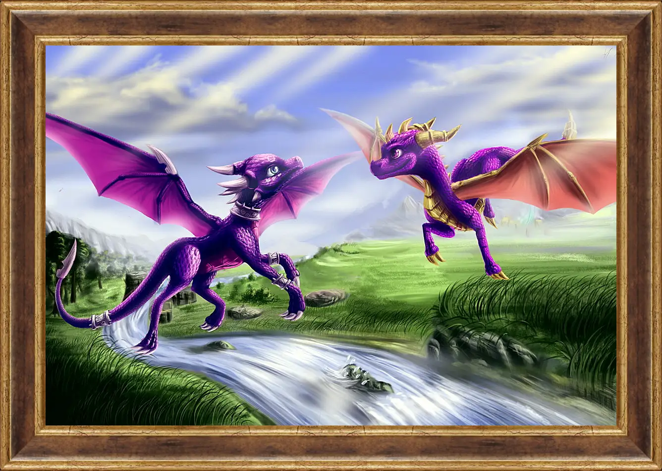 Картина в раме - Spyro The Dragon
