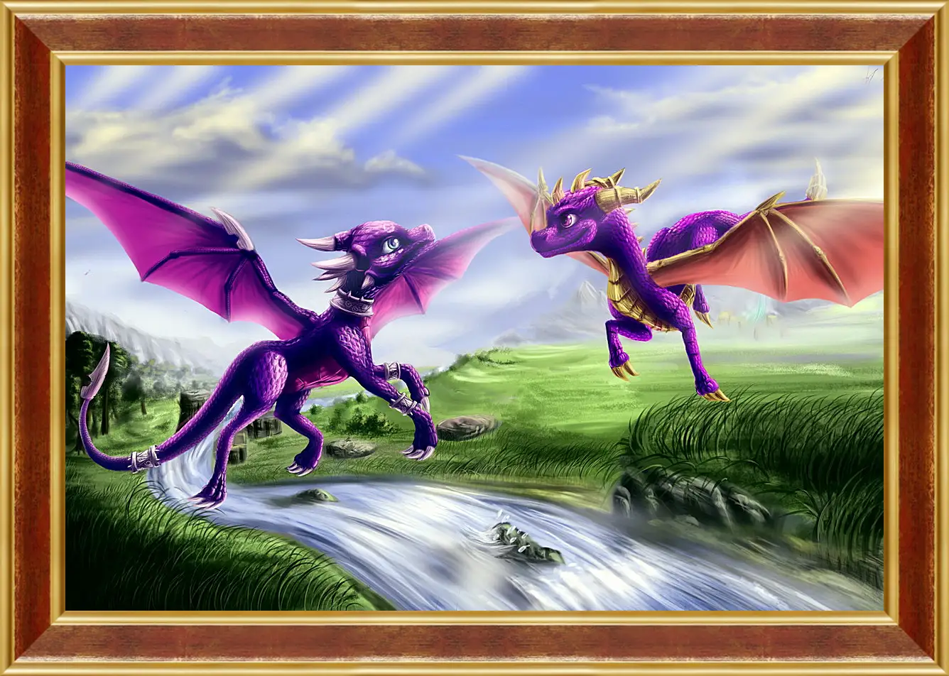 Картина в раме - Spyro The Dragon
