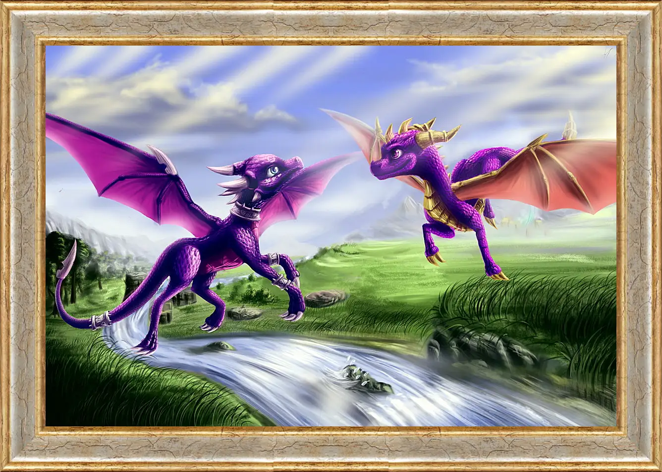 Картина в раме - Spyro The Dragon
