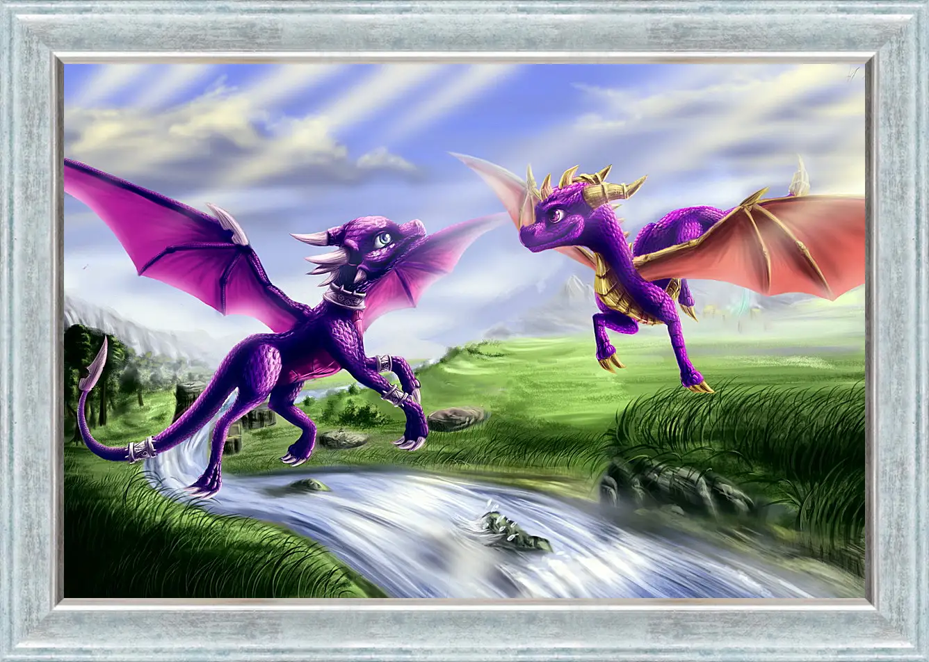 Картина в раме - Spyro The Dragon
