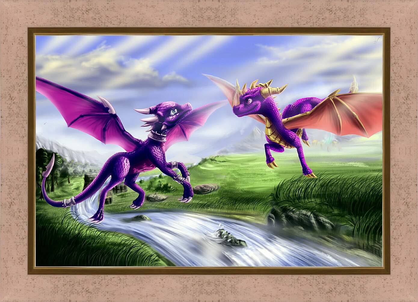 Картина в раме - Spyro The Dragon
