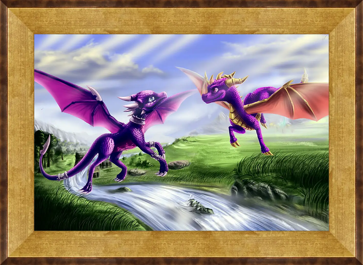 Картина в раме - Spyro The Dragon
