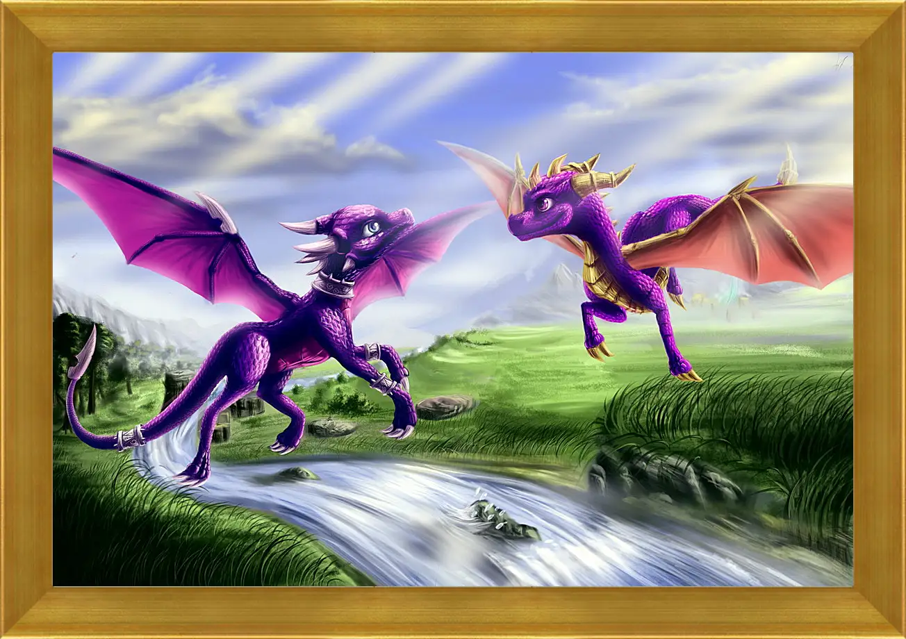 Картина в раме - Spyro The Dragon
