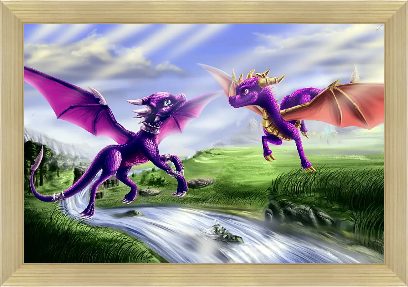 Картина в раме - Spyro The Dragon
