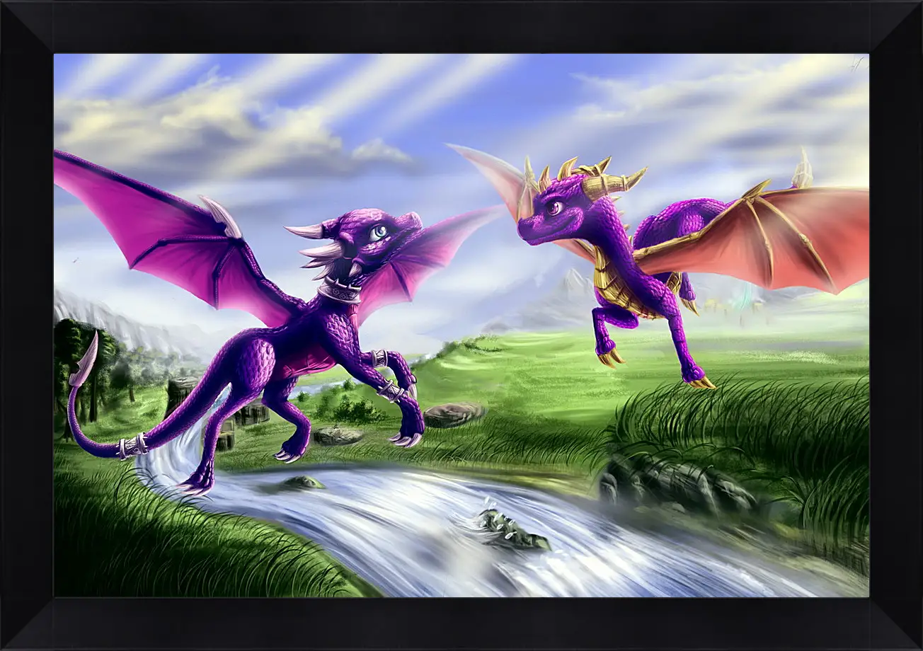 Картина в раме - Spyro The Dragon
