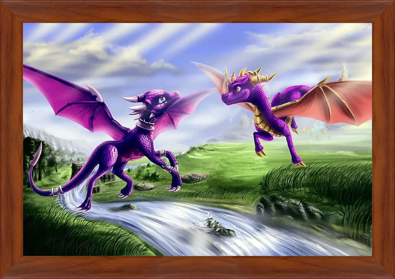 Картина в раме - Spyro The Dragon
