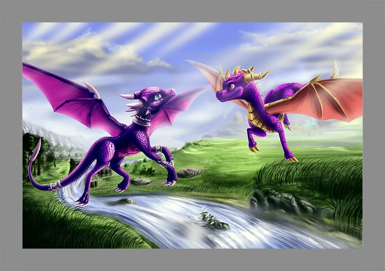 Картина в раме - Spyro The Dragon
