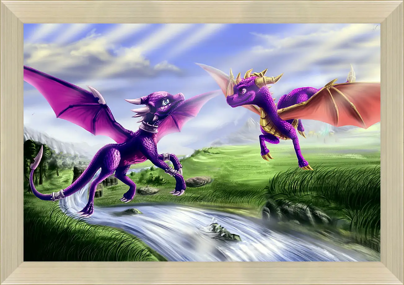 Картина в раме - Spyro The Dragon
