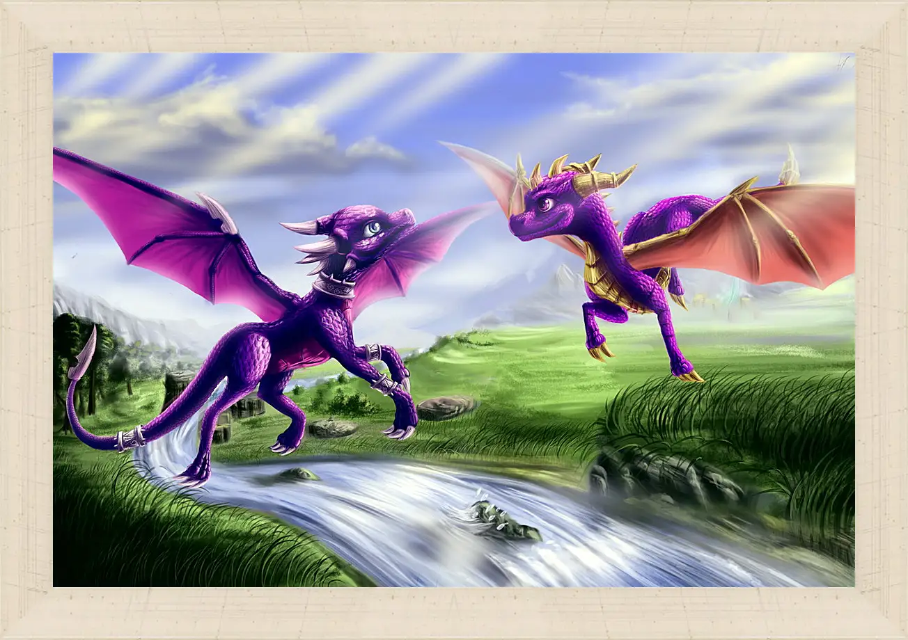 Картина в раме - Spyro The Dragon
