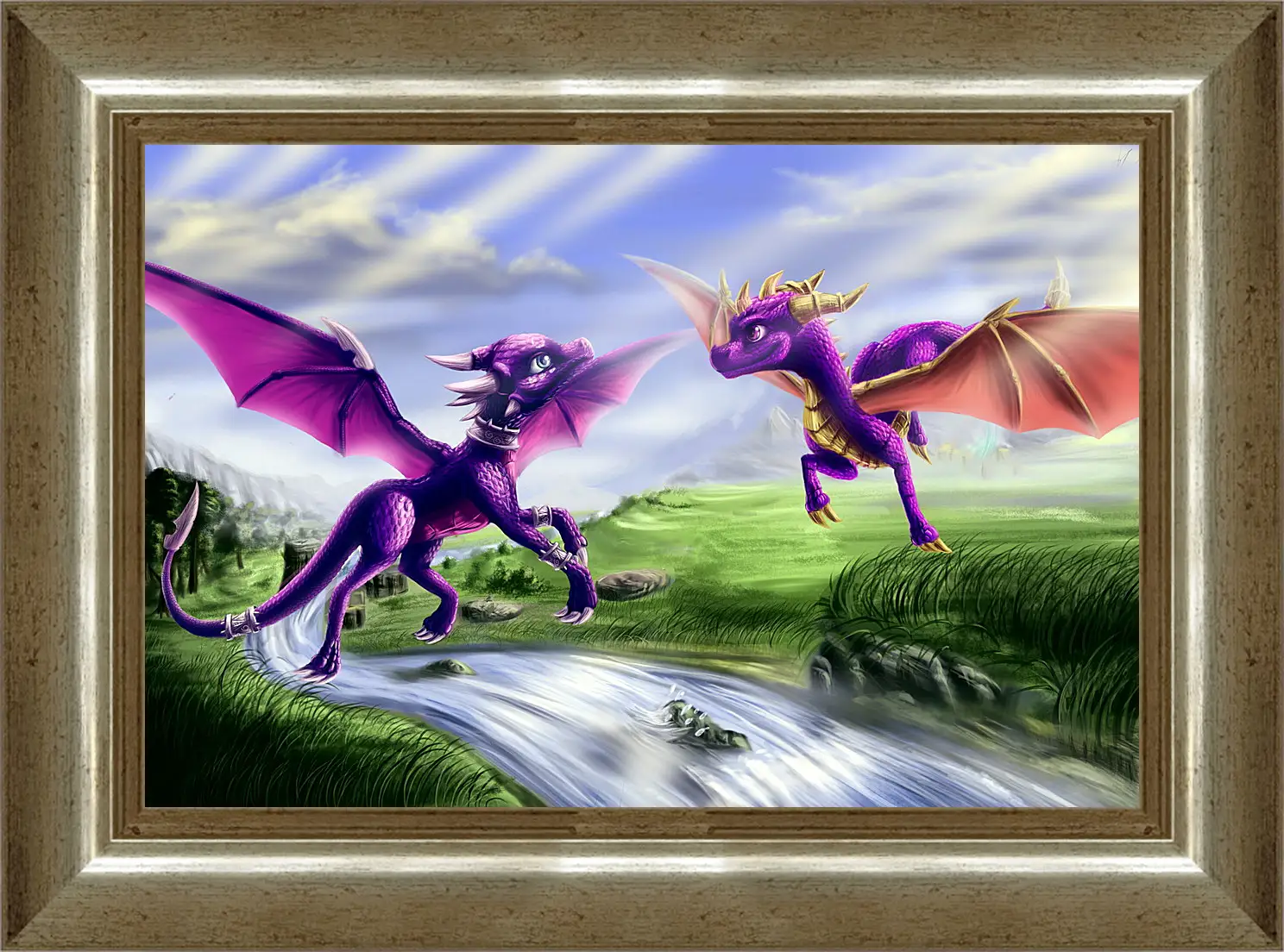 Картина в раме - Spyro The Dragon
