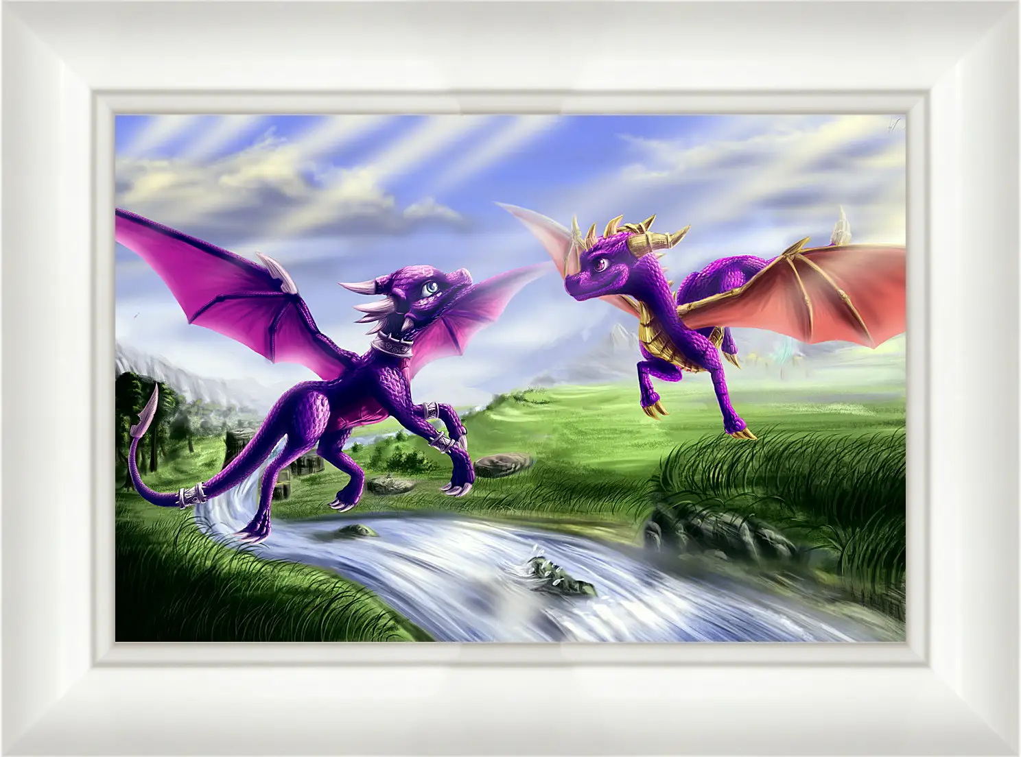 Картина в раме - Spyro The Dragon
