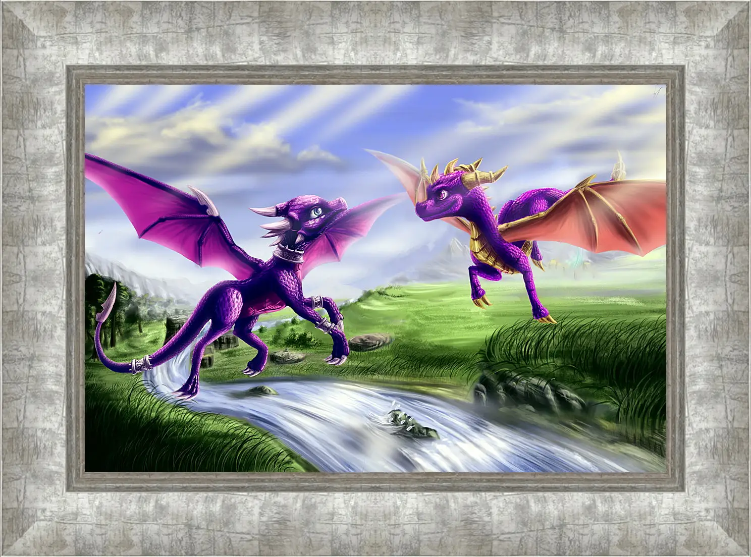 Картина в раме - Spyro The Dragon
