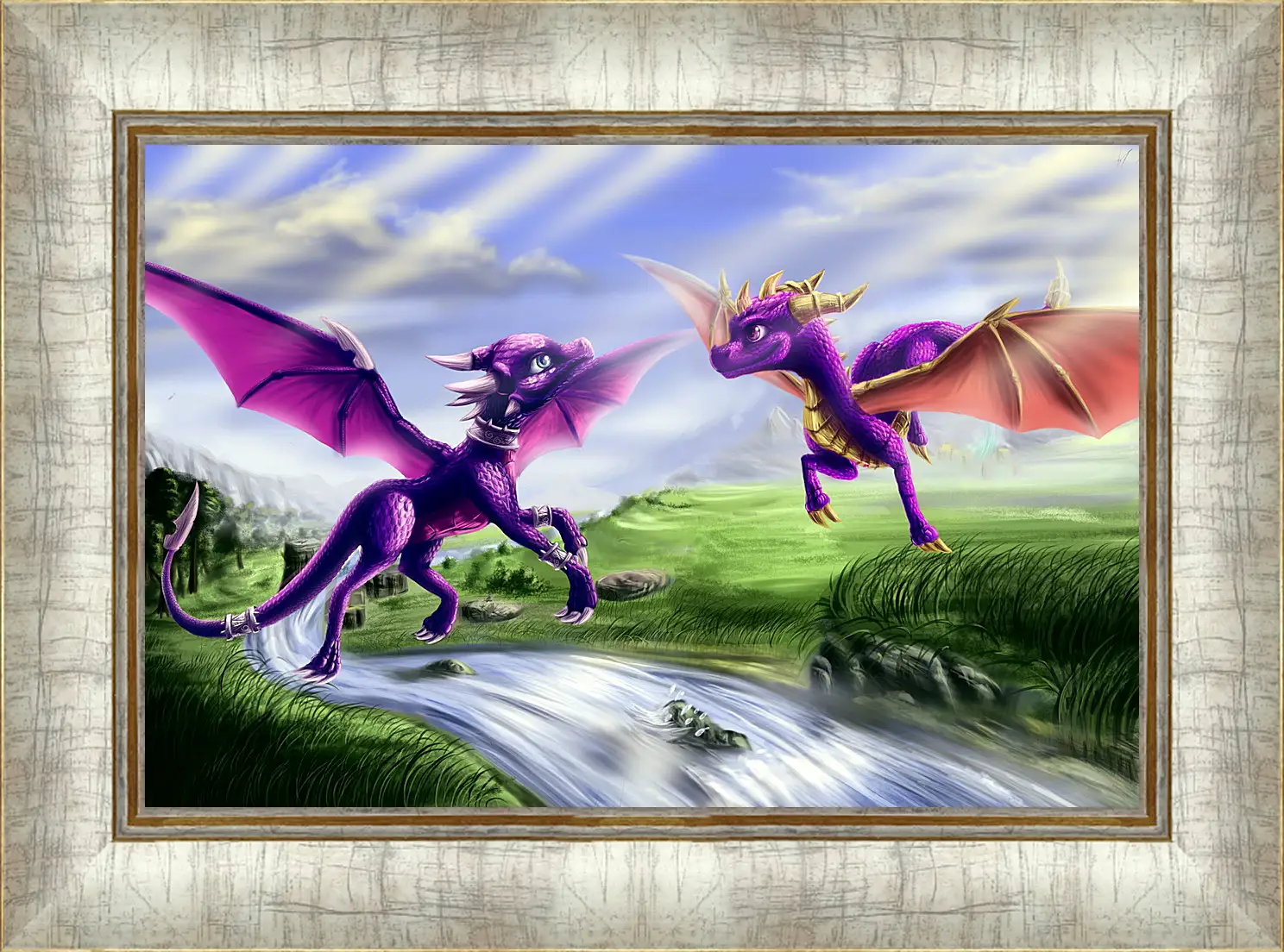 Картина в раме - Spyro The Dragon
