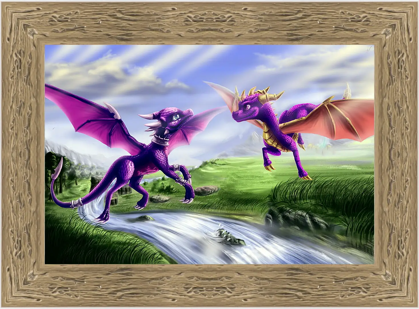 Картина в раме - Spyro The Dragon
