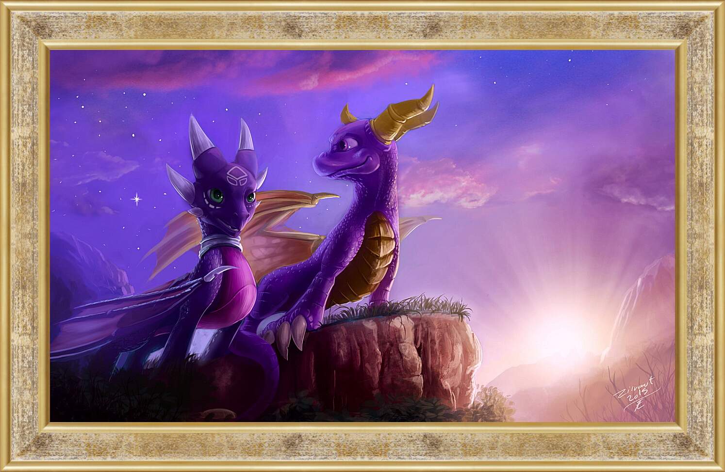 Картина в раме - Spyro The Dragon
