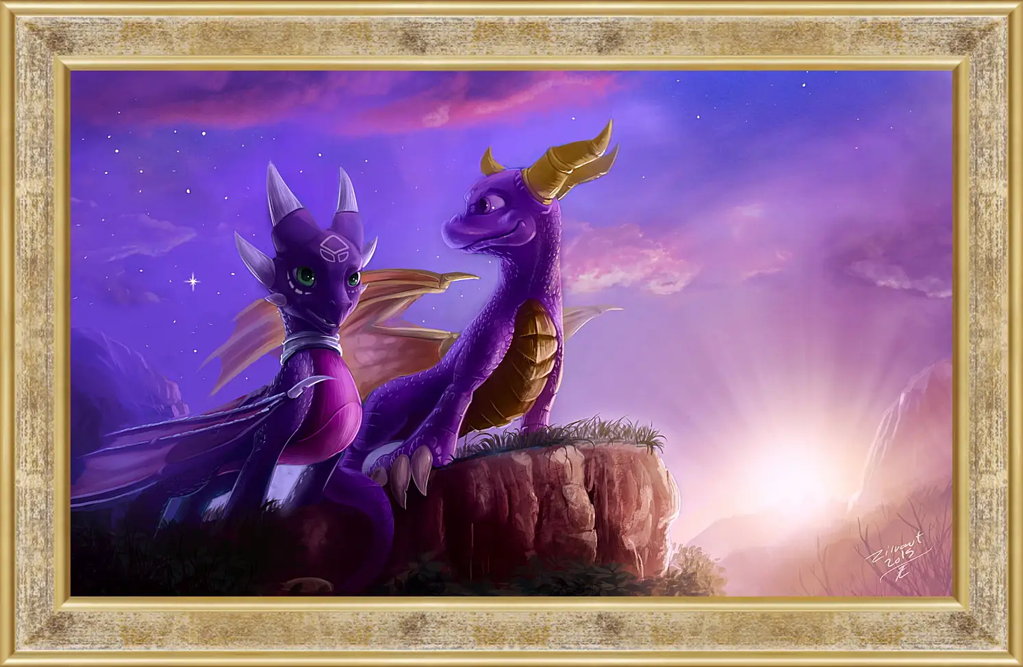 Картина в раме - Spyro The Dragon
