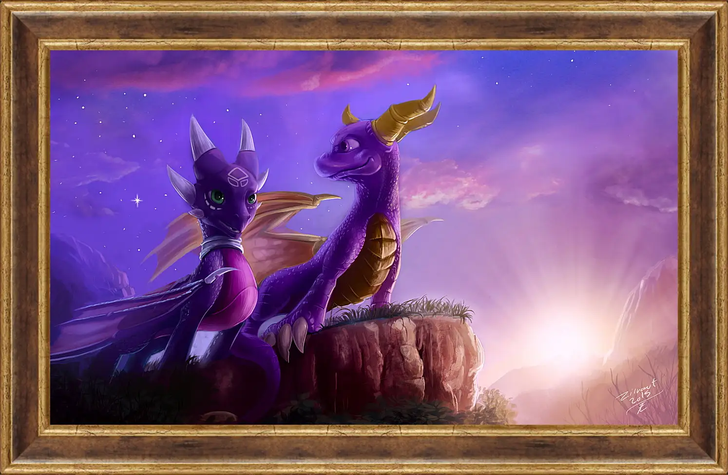 Картина в раме - Spyro The Dragon
