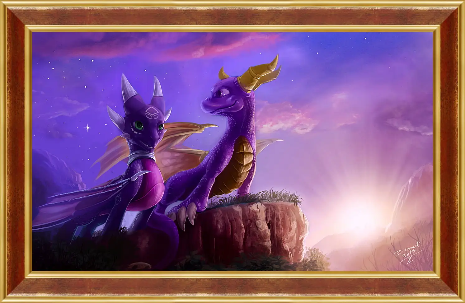 Картина в раме - Spyro The Dragon
