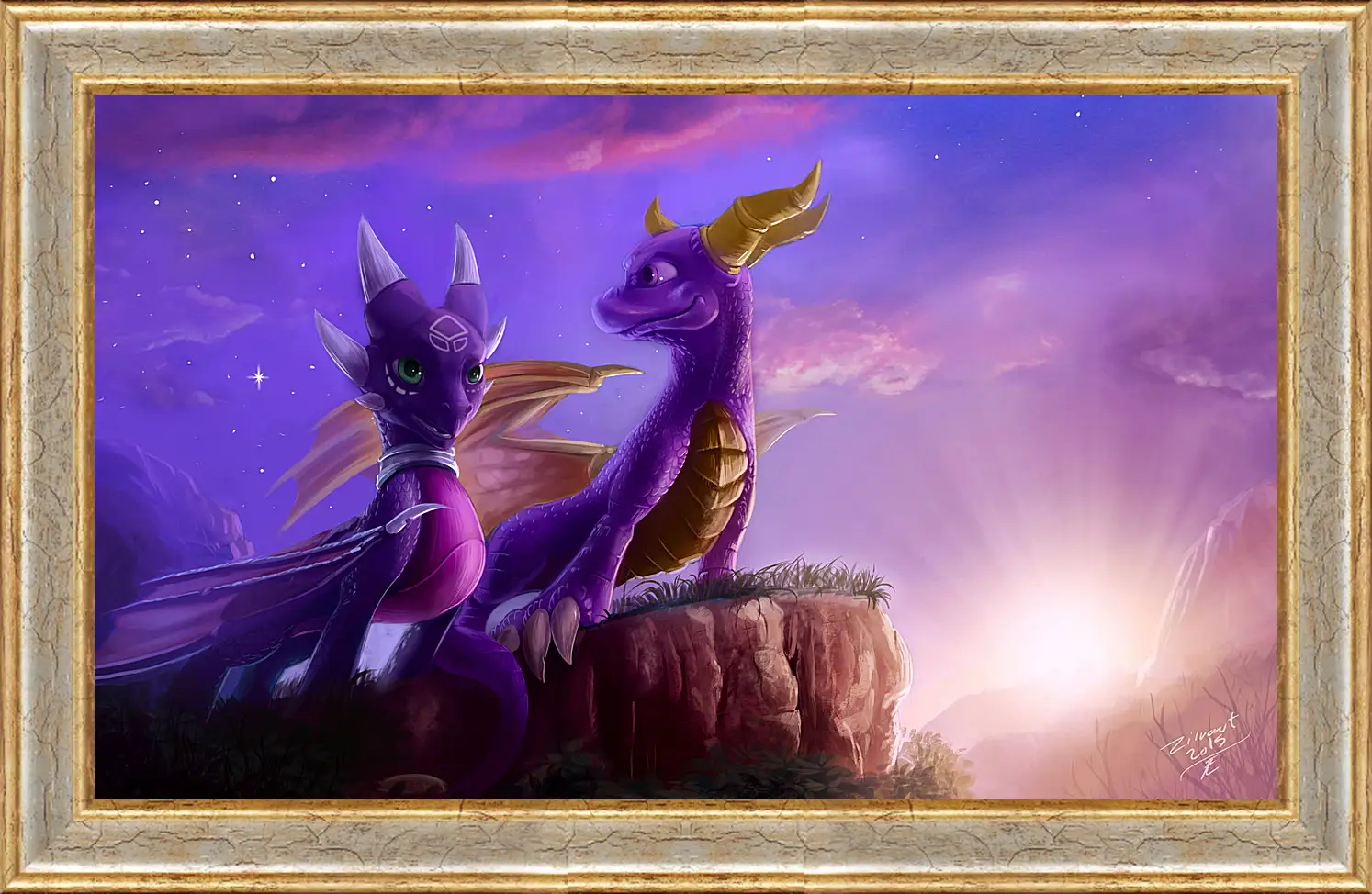 Картина в раме - Spyro The Dragon
